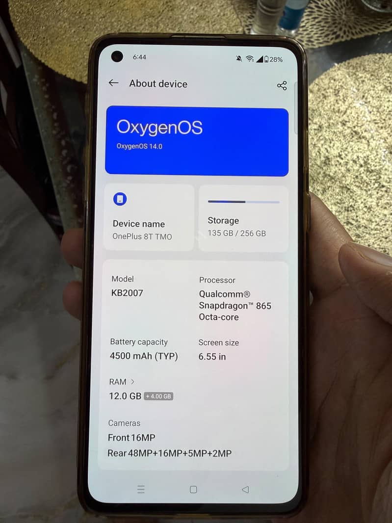 Oneplus 8t 0