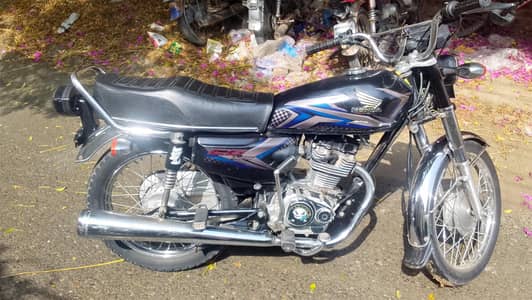 Honda CG 125 2016 Model – Black | For Sale