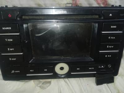 Clarion cd player with bluetooth , Aux and USB option with microphone