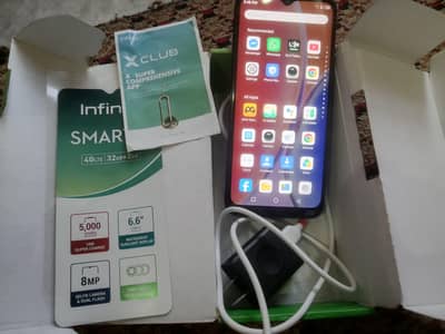 Infinix Smart 5 with Box and Charger