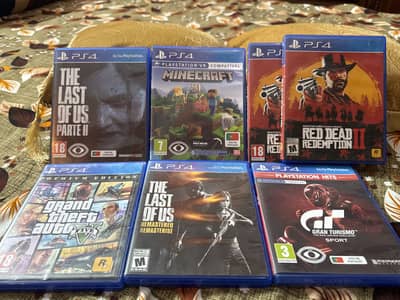 Ps4 games used like new