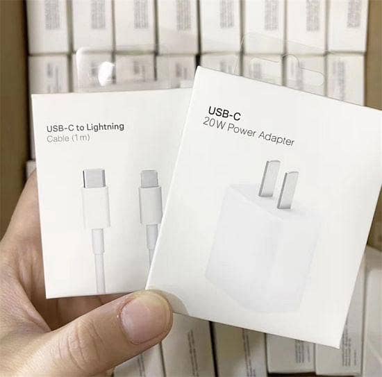 Original Apple 20watt/ USB-C to USB-C Fast Charging Cable & Power Adapter | PD Charger | Type C Data Sync Cable for iPhone 15, MacBook, iPad Pro, Samsung & All Type-C Devices (1m/2m)