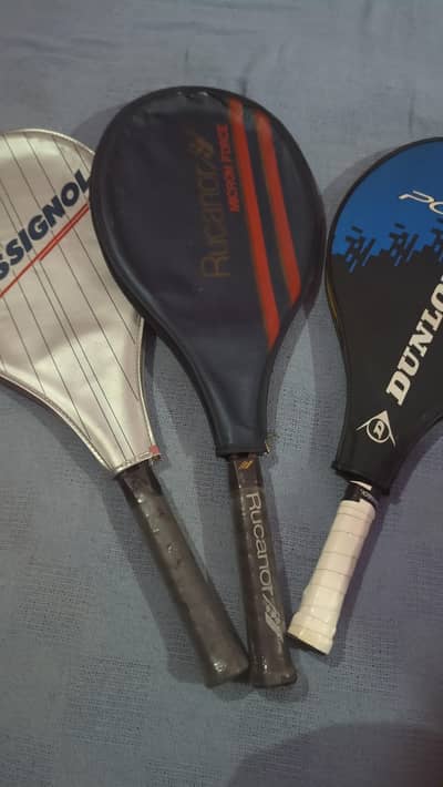 3 tennis rackets good quality good condition for sale