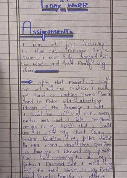 Assignment Writing 1