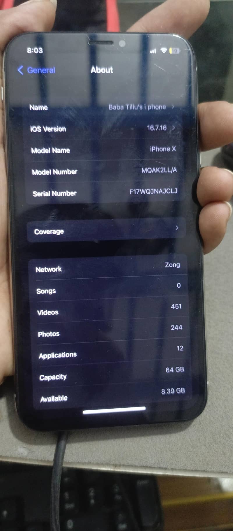 Apple iPhone X 5