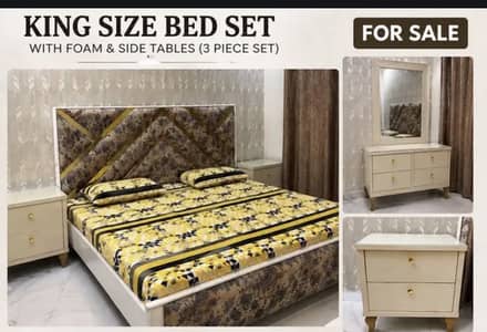 King size double Bed set