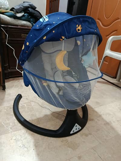 Electric Baby Swing Chair / Rocker (Space Theme) – Like New
