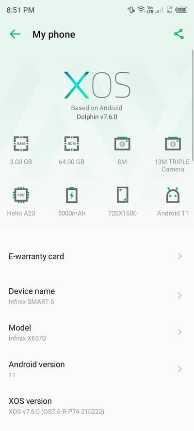 Infinix Smart 6