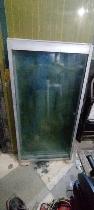 1.2mm Aluminum window 3" silver economy plain glass