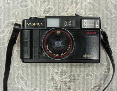 Yashica MF-2 Super 35mm point-and-shoot film camera.