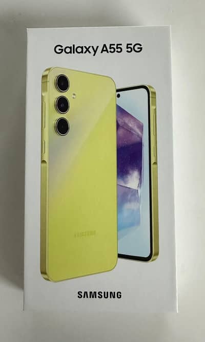 Samsung Mobile A55 5G  8/256 just box open brand new full warranty
