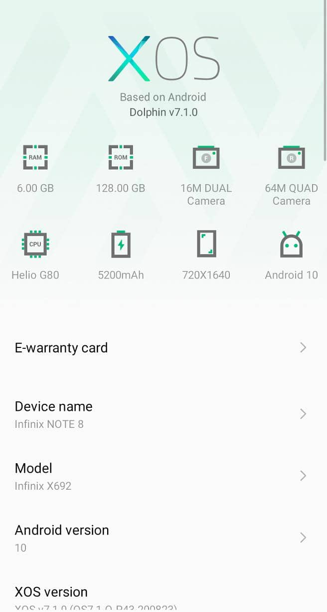 Infinix Note 8 5