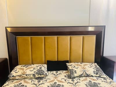 Beautiful wooden bed for sale