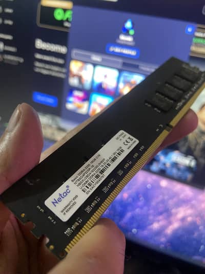 Netac 16GB DDR4 3200MHz CL16 RAM (SK Hynix Chips)