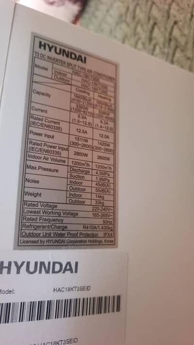 ac for sale bilkul new lia tha box pack no open boxx