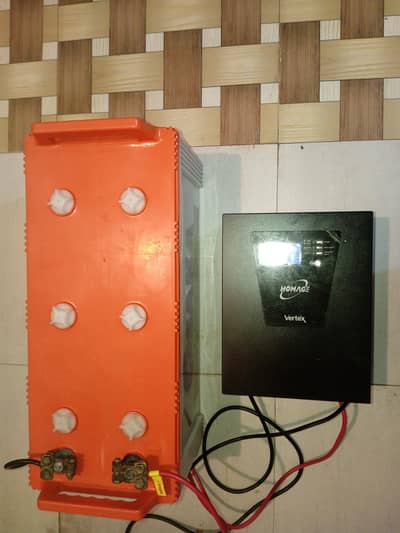HOMAGE vertex mppt solar inverter and Osaka 23 plats battery.