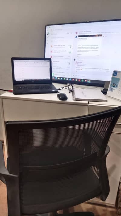 Table with cabinet
