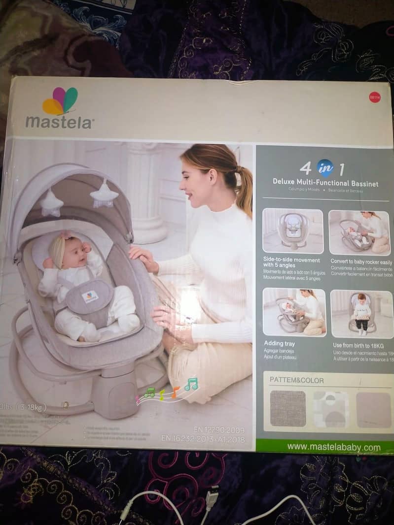 Deluxe multi function bassinet 3