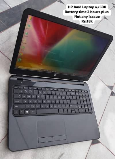 HP AMD 4th gen laptop