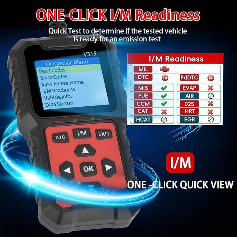 OBD2 Diagnostic Tool, Code Reader, Engine light Diagnostic Tool 6