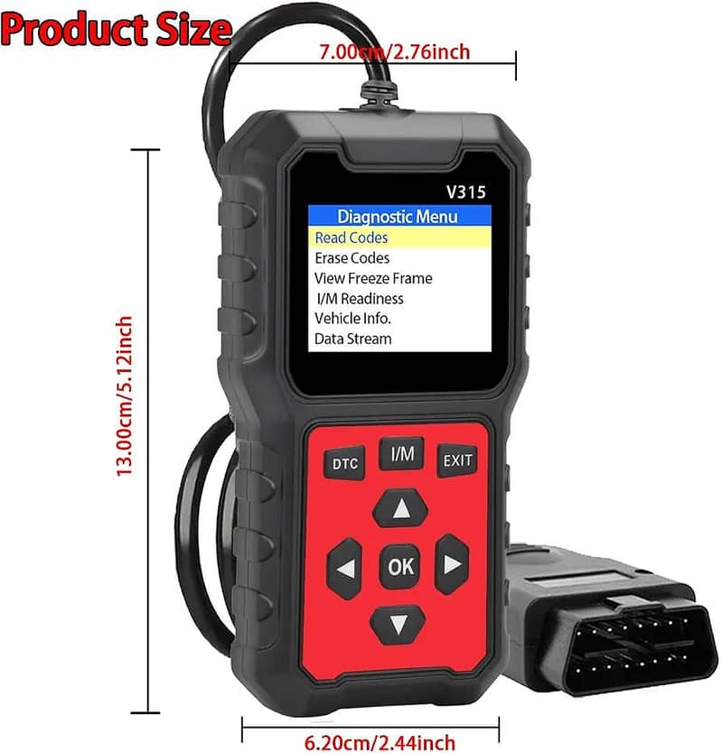 OBD2 Diagnostic Tool, Code Reader, Engine light Diagnostic Tool 7