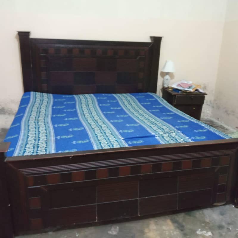 Bed and Side Table 7