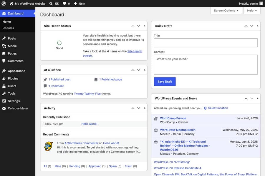 WordPress data entry + on page SEO 0