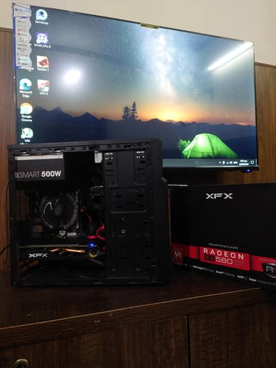 Amd Ryzen 5 2600 | Rx 580 8gb with box Gaming pc