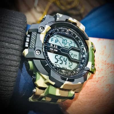Men's Camouflage digital watch