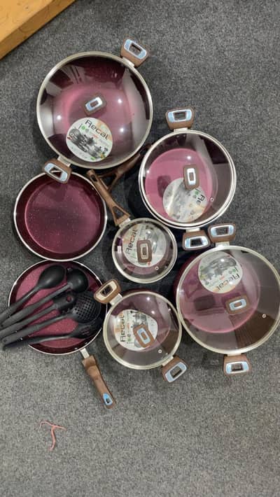 Recal 21 piece Non Stick Kitchen Cookware