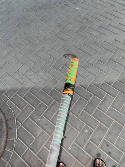 Used in school hockey sticks