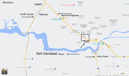64 Acres Survey Agricultural Land For Sale | Deh Gairabad, Gharo | Near Coastal Highway & National Highway