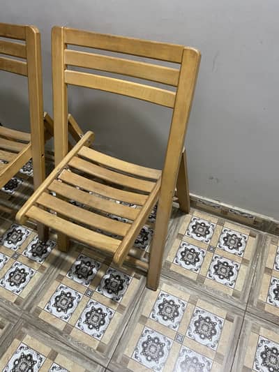 Wooden Folding Chair