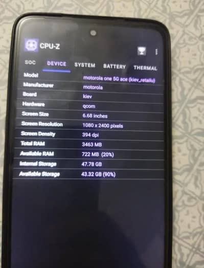 Motorola One 5G Ace