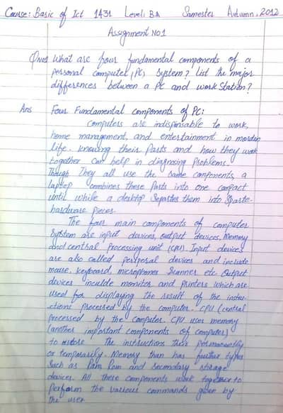 AIOU spring assignments