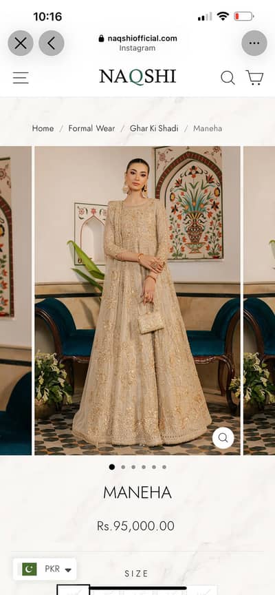 Naqshi Maneha Bridal Dress