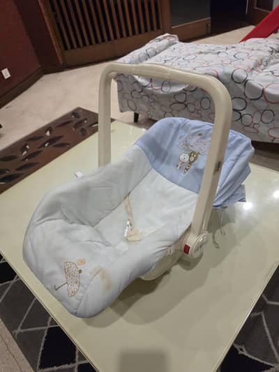 Mama Love 3-in-1 Baby Carry Cot & Feeding Seat with Storage Box