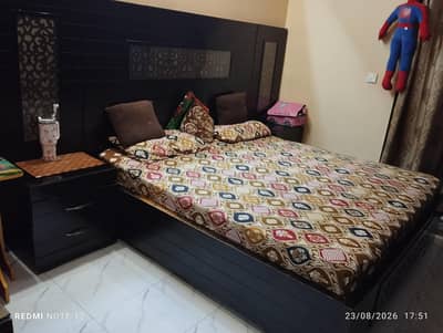 Bedroom Set for Sale – Bed, Dressing, Cupboard and the side table