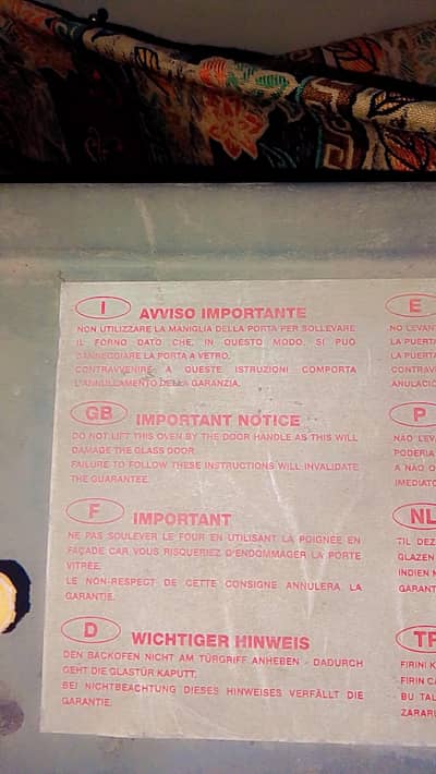 Imported Built-in Oven (Original European)