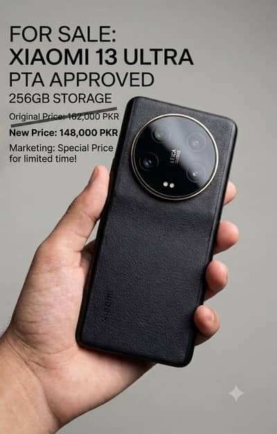 Xiaomi 13 Ultra (256GB / PTA Approved) – Special Price Offer!