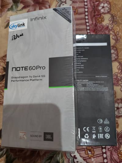 Infinix Note 60 Pro only one 4 days used. . .