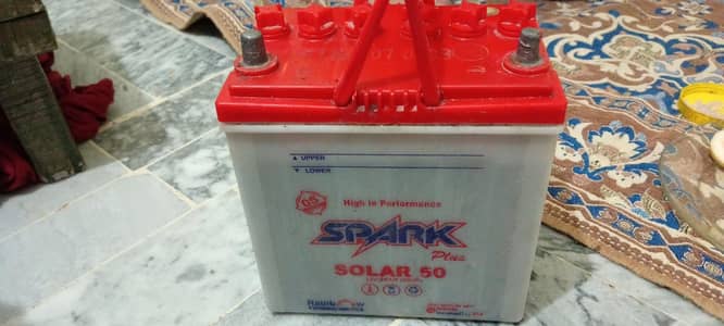 spark plus solar 50 bettery