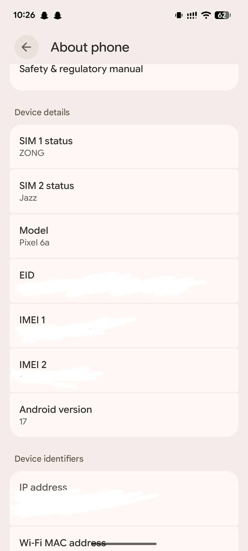 Google Pixel 6a 9