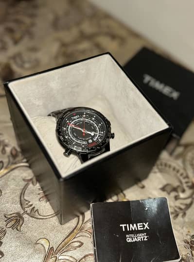 Timex Intelligent Quartz Tide Temp Compass Watch – T2N720