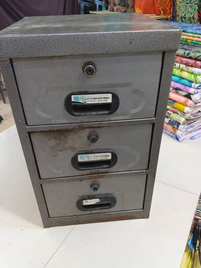 Heavy Duty Metal 3-Drawer Filing Cabinet – Office/Shop Storage