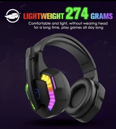 RGB headphones with mic