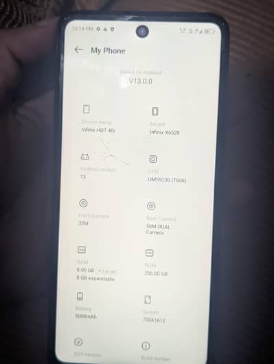 Infinix hot 40i 8 256 gb