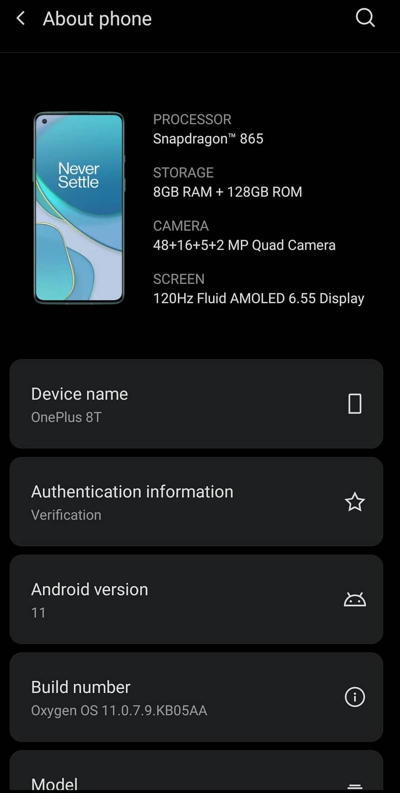 One Plus 8T 1