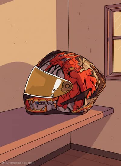 Rd demon helmet dot certified attractive and unique
