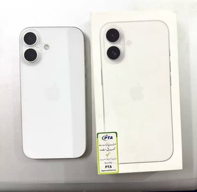 IPhone 16 128GB White PTA APPROVED Excellent Condition